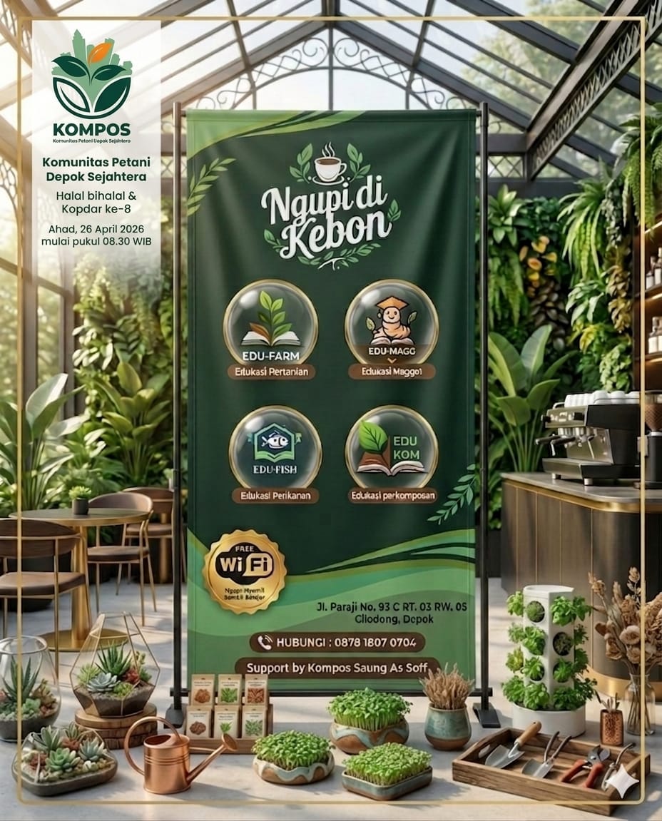 Halal Bi Halal dan Kopdar KOMPOS ke-8